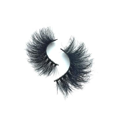 China Wholesale Mink Eyelashes Vendor 25mm Wispie Private Label 25 Comfortable Custom 3D 5D Millimeter Fluffy Natural Lashes Full for sale