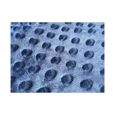 China 2023 New Fashion Super Soft Tear-resistant Customized Design Minky Dot Fabric For Baby Blanket / Lining for sale