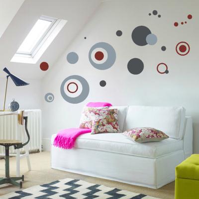 China WALL STICKER Decorative Removable Wooden Wall Stickers Home Decor for sale