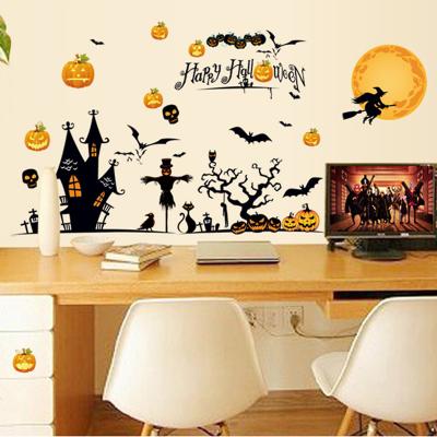 China New Arrival 3d Removable Wall Stickers Window Sticker Home Decor Halloween for sale