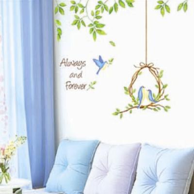 China Removable WALL STICKER Home Decoration Bedroom Wall Sticker for sale