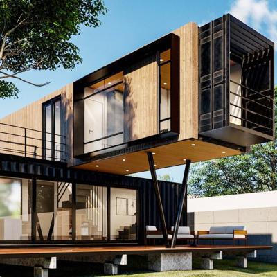 China Hotel 20ft Modular 40ft Folding Mobile Shipping Container Build Tiny Foldable Prefab House Container Office for sale