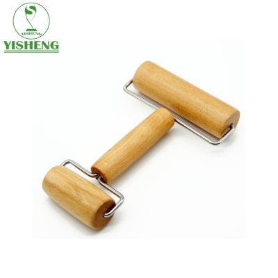 China Sustainable Baking Machines Wooden Roller Pizza Dough Wooden Roller for sale