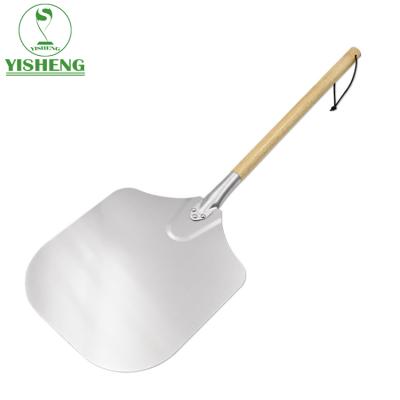 China Sustainable Hot Selling Pizza Tools Detachable Folding Wooden Handle Pizza Homemade Skin for sale