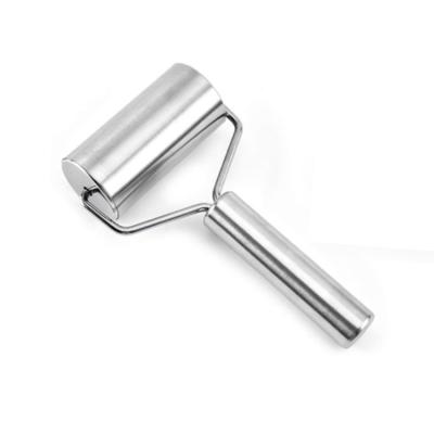 China Viable Mini One Hand Stainless Steel High Quality Rolling Pin Pastry Baking Tool for sale