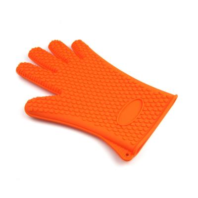 China Traditional Cooking Oven Gloves Mitts Silicone Heat Resistant Oven Mitts Gloves for sale