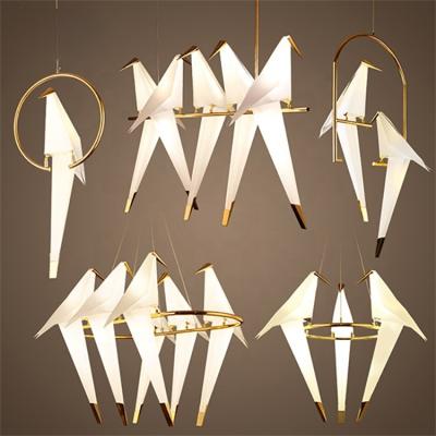 China Modern Modern Art Bird Pendant Ceiling Lighting Lamp Chandelier For Home Hotel for sale