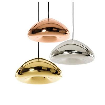 China Lamps Home Decor Chandelier Like Modern Round Pendant Light Creative Gold Silver Glass Bowl Indoor Null Pendant Light for sale