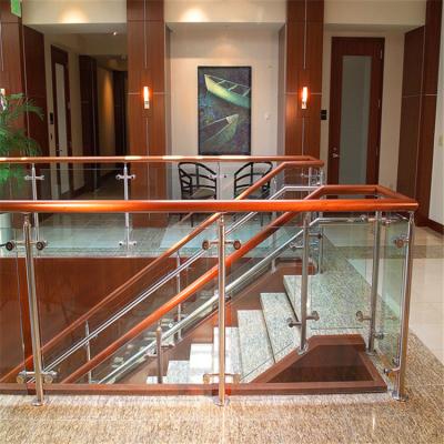 China TESIA Modern Glass Balustrade Railing For Apartment Balcony Deck Terrace Staircase Te koop