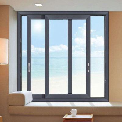 China Standard Aluminum Sliding Glass Window , Double Layer Aluminum Alloy Window zu verkaufen