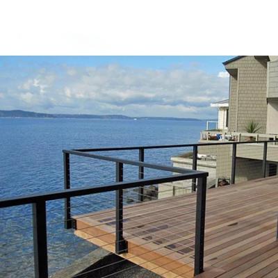 China Customized Aluminum Glass Balcony Railings Outdoor Designs Stair Handrail for sale