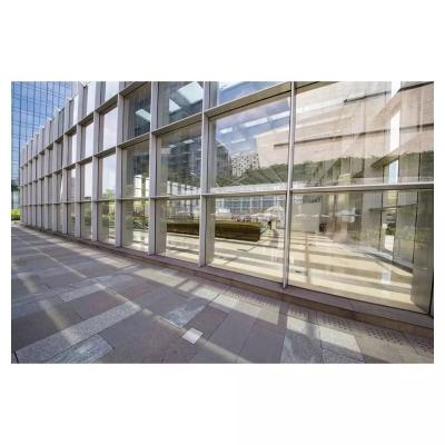 Cina Exposed Framing Aluminum Cladding Curtain Wall Glass Transparent in vendita