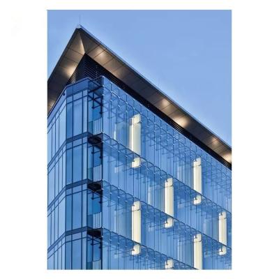 中国 Cladding Glass Facade Hidden Frame Glass Curtain Wall Commercial 販売のため