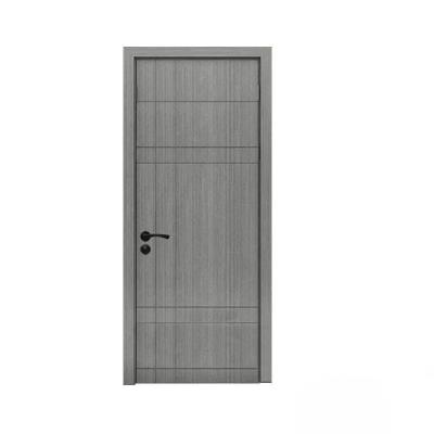 China Modern Wooden House Interior Doors , Customized Melamine Frames Wood Door Te koop