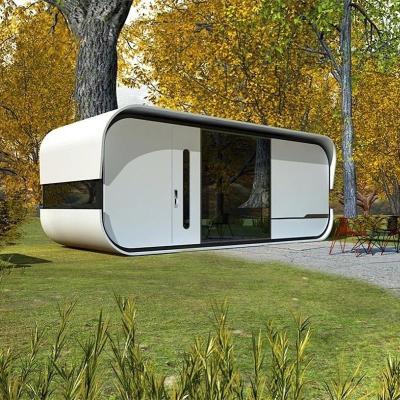 中国 Steel Structure Tempered Glass Movable Store Prefab Shop Modular Cafe Container Pod House 販売のため