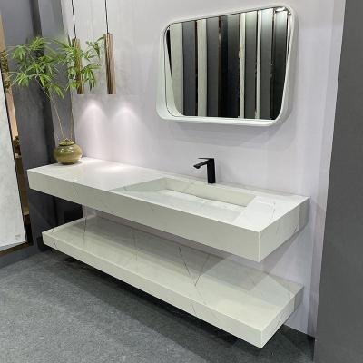 China Washbasin New Italian Design White Color Sanitary Ware Bathroom Double Wash Basin Sink zu verkaufen