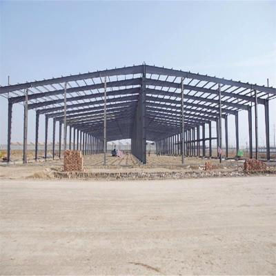 中国 Modern Prefab Steel Structure Building Warehouse Workshop Aircraft Hangar and Office House 販売のため