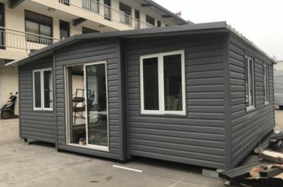 China Australian Style Prefabricated Expandable Container Home Modular Folding Prefab Houses zu verkaufen