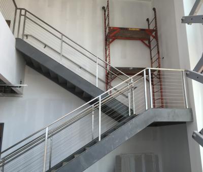 China 12mm Tempered Glass Interior Stair Railings Stainless Steel Balcony Balustrade for sale