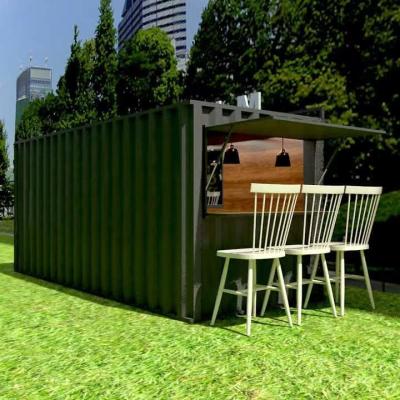 China Gegalvaniseerd Huis 20ft van de Staal Prefabcontainer de Draagbare Winkel van de Verschepende Containerkoffie Te koop