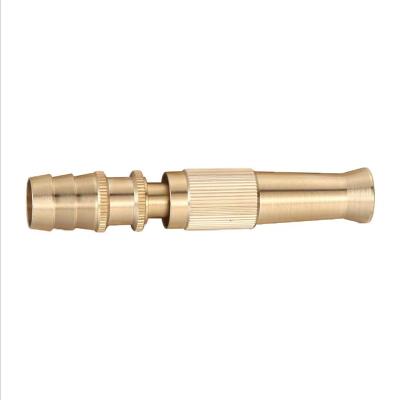 China Variable Flow Control Custom Connector Fittings Water Wash Car Sprayer Garden Copper Brass Nozzle for sale