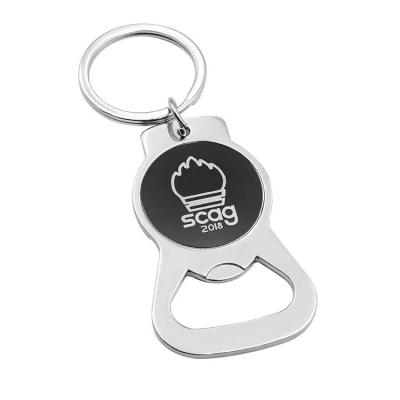 China Custom Catering Space Metal Bottle Opener Keychains With Custom Logo for sale