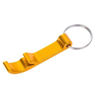 China Sustainable Head Chain Solid Aluminum Beer Bottle Opener Pocket Beer Bottle Opener for sale