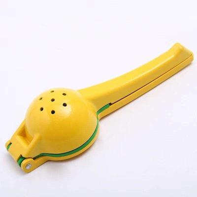 China Sustainable European Standard Aluminum Painted Manual Juicer Lemon Press Lemon Clip Manual Juicer for sale