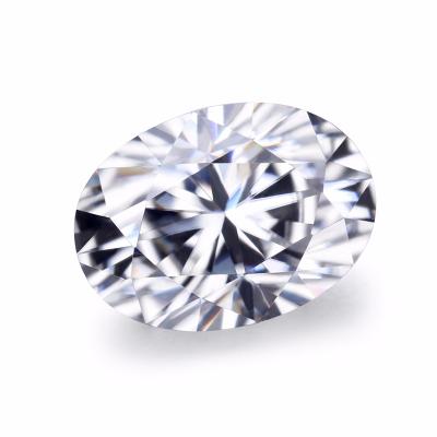 China Fire DEF wholesale moissanite 8x6mm color set or white loose oval cut loose moissanite diamond prices for sale