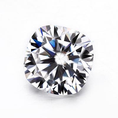 China Plus Sparkling Genuine Starsgem Moissanite Cushion Cut 7x7mm Loose Stone Diamond For Jewelry. for sale