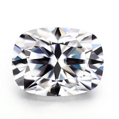 China Color game or fire wholesale small size cushion cut moissanites for jewelry making diamond cut loose moissanites for sale