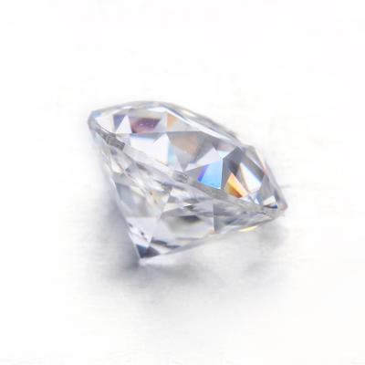 China Fine color game or fire jewelry 1carat 6.5mm making clear excellent white cut European old cut moissanite for sale