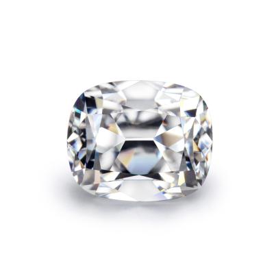 China Antique color game or fire starsgem 8*6mm OMC cushion cut with long culet moissanite gemstones for sale