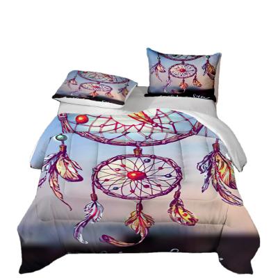 China Comforter Patterns Dreamcatcher Pattern 3D Printing Air Conditioner Comforter Bedding Super Soft Comforter 3 Piece Set Custom Wholesale for sale