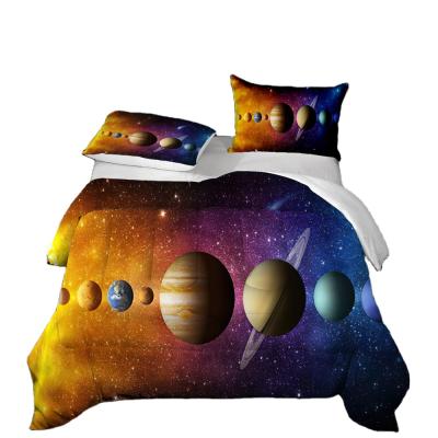 China Comforter Patterns Hot Sale Factory Hot Sale Luxury Bedroom Comforter Set Soft 3D Printed Comforter With Pillowcase for sale