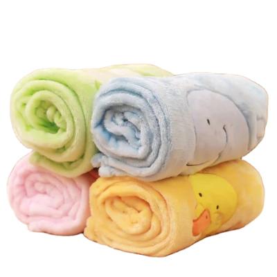 China Anti-pilling Bsci 1 Newborn Supersof Baby Throw Blanket Twearable Warm Covering Baby Comforter Minky Baby Blanket for sale