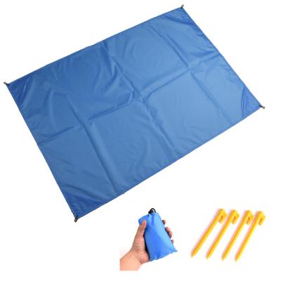 China Portable Waterproof Pocket Blanket Fleece Picnic Waterproof Blanket for sale