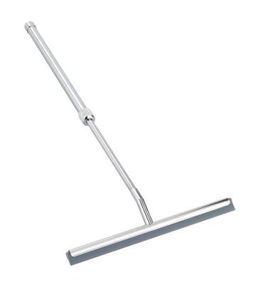 China Extension Long Handle Stainless Steel Glass Squeegee with Ajustable Knob à venda