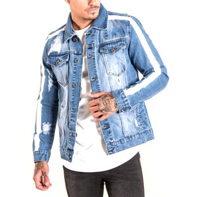 China Manufacturer Breathable Oem Custom Mens Jean Denim Jacket for sale