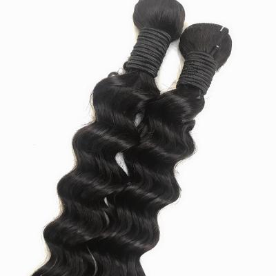 China 20inch Straight Hair Weft Indian Deep Wave Double Curly Promotion Hair Bundles for sale