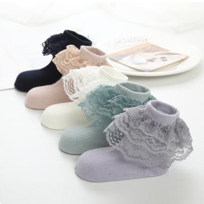 China QUICK DRY custom logo color baby newborn simple tutu bangs toddler kids dancing ruffle socks wholesale for sale