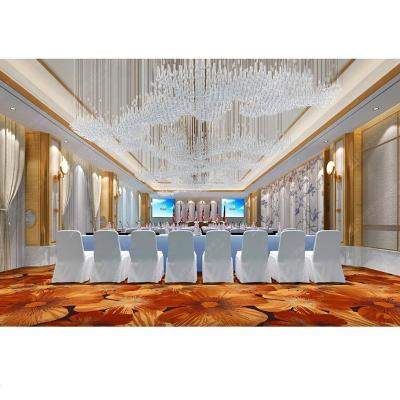 China Stain Resistant Nylon Large Loop Pile Hotel Lobby Area Rugs Living Room And Hallway Wall To Wall Carpet for sale