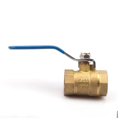 China Zhejiang Kaibeili Hot Sale 1/2'-2'DN25 Home Kitchen Long Handle Female Thread 2 Way Forged Brass Ball Valve for sale