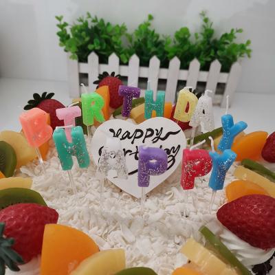 China No Smoking Digital Birthday Candles Long Birthday Party Candle With Cake Candle for sale