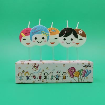 China No Smoking Wholesale Romantic Birthday Candles Birthday Candles Smiley Birthday Candles With Smiley for sale