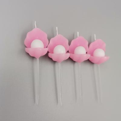 China No Smoking Excellent Quality Birthday Candle Miniature Pearl Shape Birthday Candles For Cake for sale