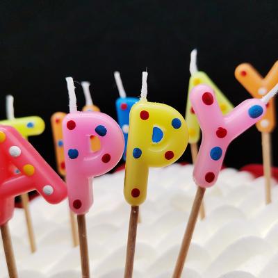 China No Smoking Party Decoration Wax Birthday Candle Birthday Sprinkle Candle From Manufacture for sale