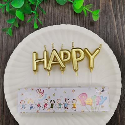 China No Smoking Digital Birthday Glitters Candles Letter Birthday Cake Handle With Factory Price for sale