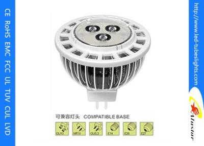 China Mini Indoor Cabinet 3W LED Spot Light Bulbs With 35 ° Beam Angle ,  MR16 LED Spotlight for sale