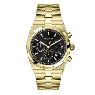 China Hot Luxury OEM Chronograph Stainless Steel Luminous Watches Automatic10ATM For Luxury Mens Wrist Watch for sale